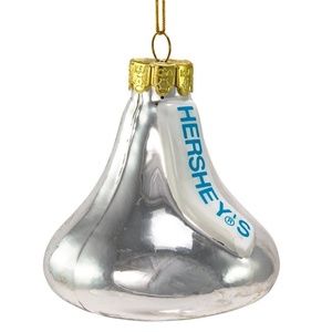 N22-Kurt S. Adler Hershey's Kiss Glass Ornament